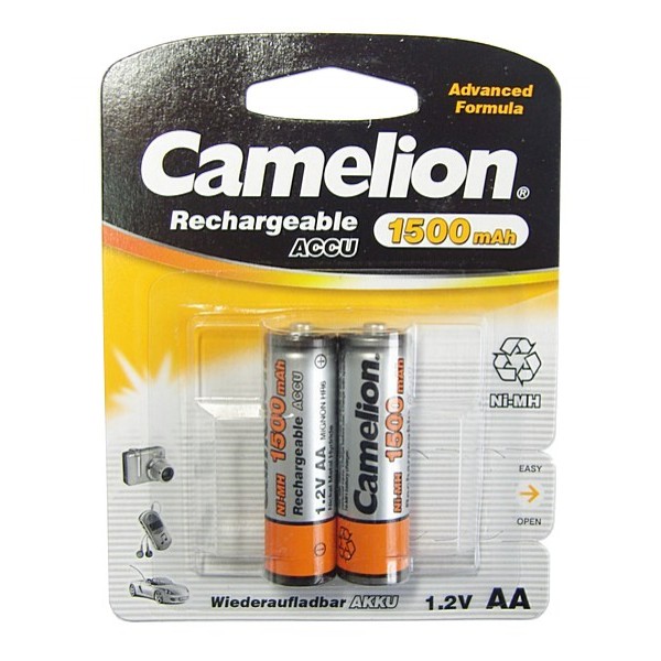 Аккумулятор CAMELION R6 (1500 mAh) 2BL Ni-MH